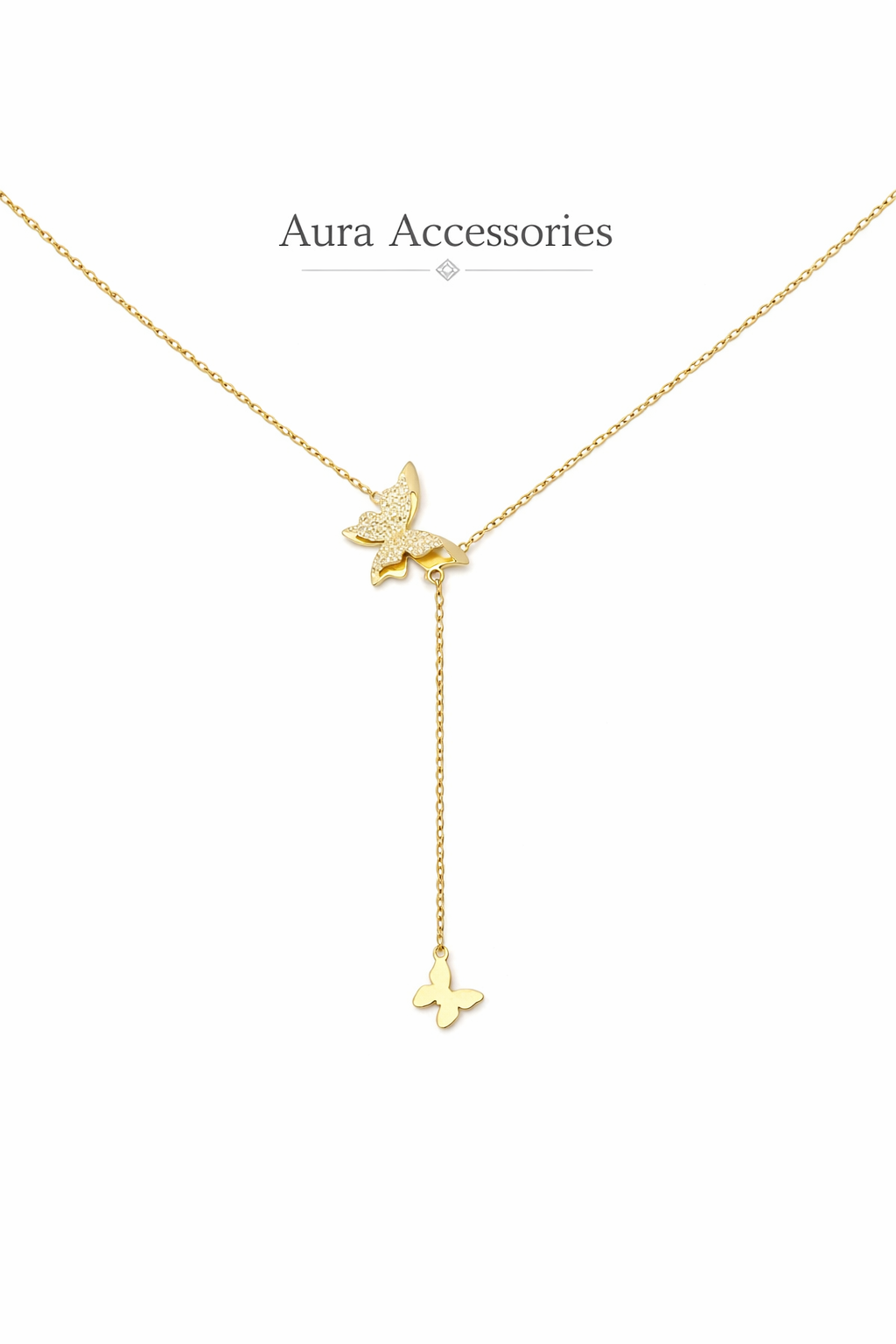 Collier Papillon Élégance