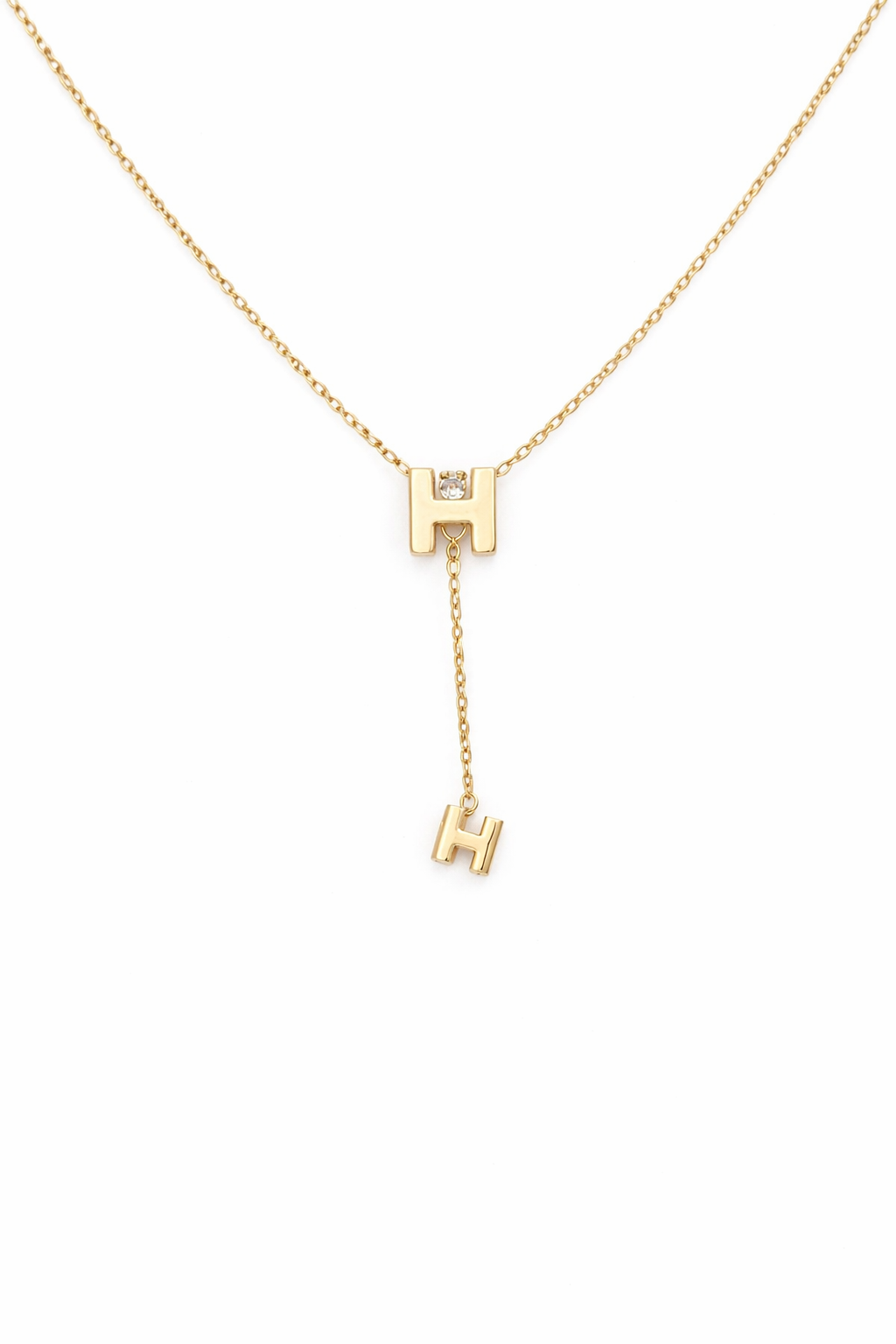 Collier Lettre H Élégance