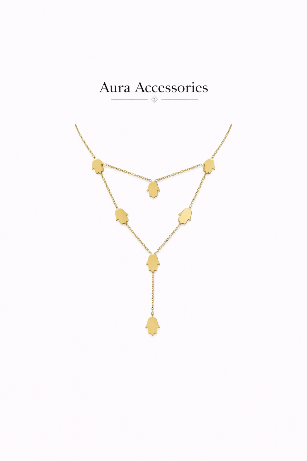Collier Hamsa Élégance