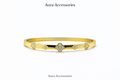 Luxury Gold Clover Crystal Bracelet