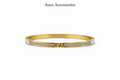 Minimalist Gold Crystal Bar Bracelet