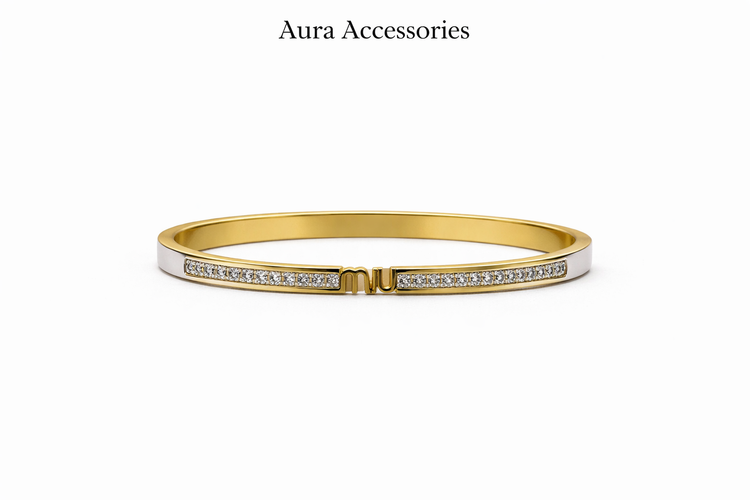 Minimalist Gold Crystal Bar Bracelet