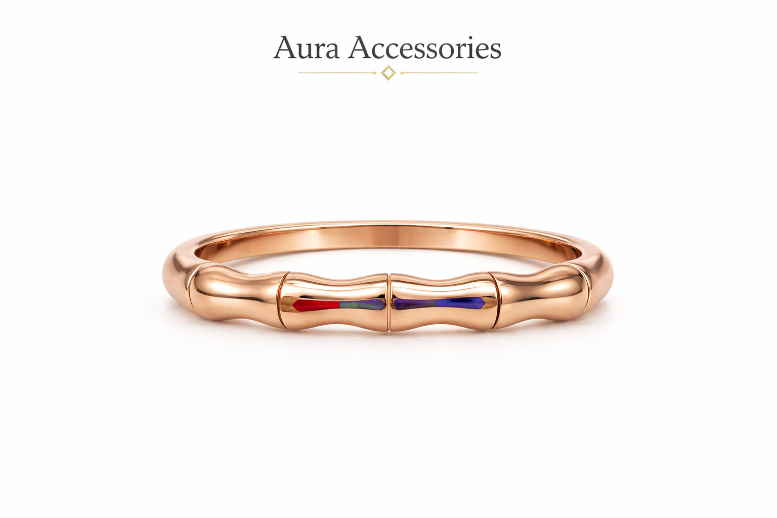 Rose Gold Bamboo Ring