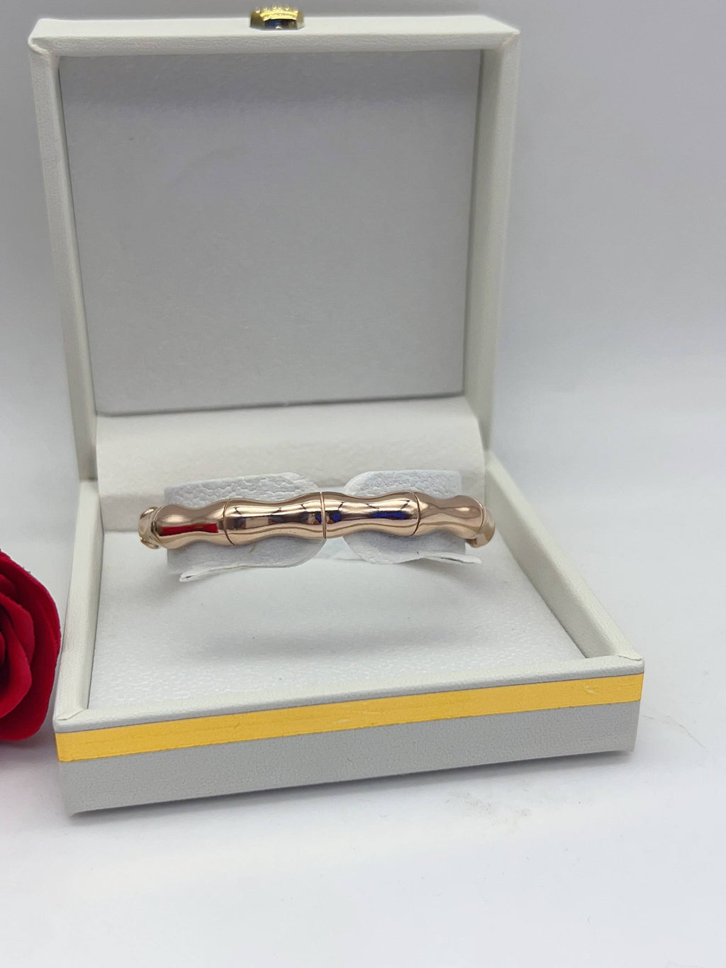 Rose Gold Bamboo Ring
